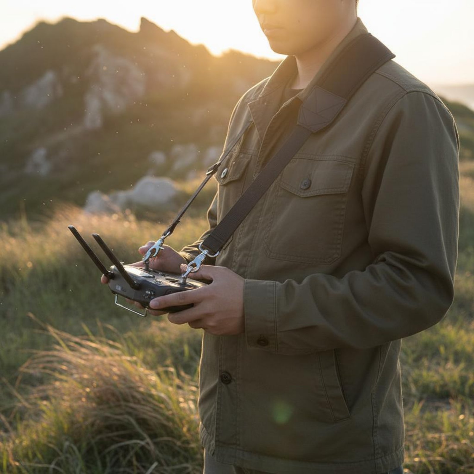 Drone Remote Controller Lanyard - Drone Verici Askısı Hızlı Kurulum Drone