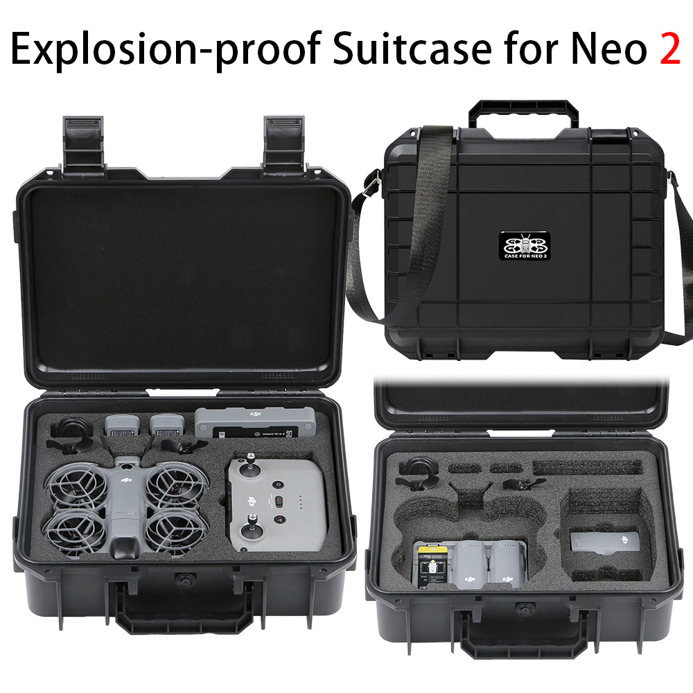 Drone Hard Shell Case - DJI NEO 2 Kılıf Çantası Patlamaya