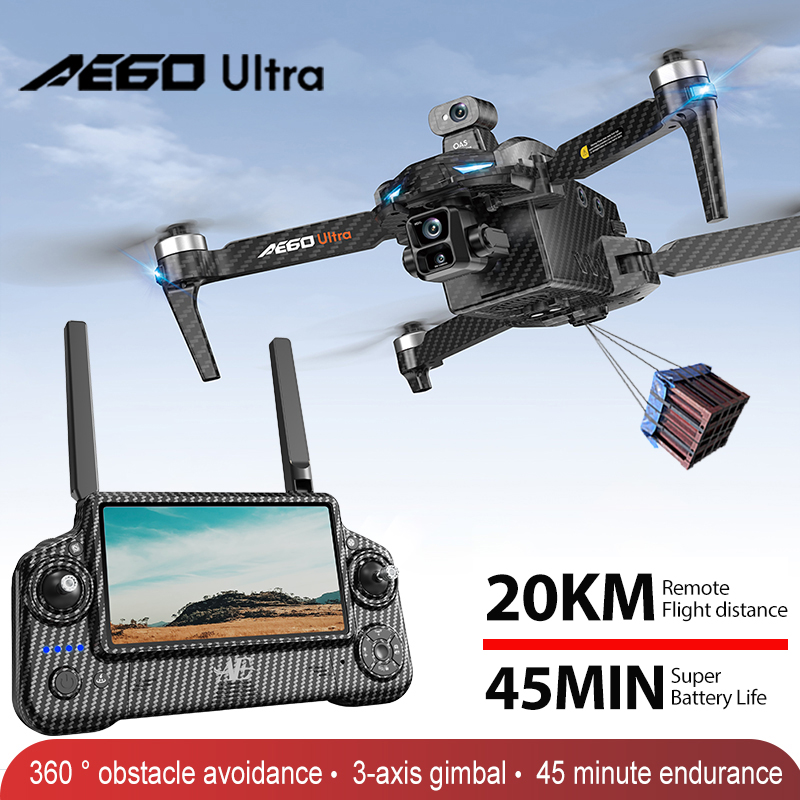 Drone Controller Screen - AE60 GPS Drone Profesyonel 8K Kamera