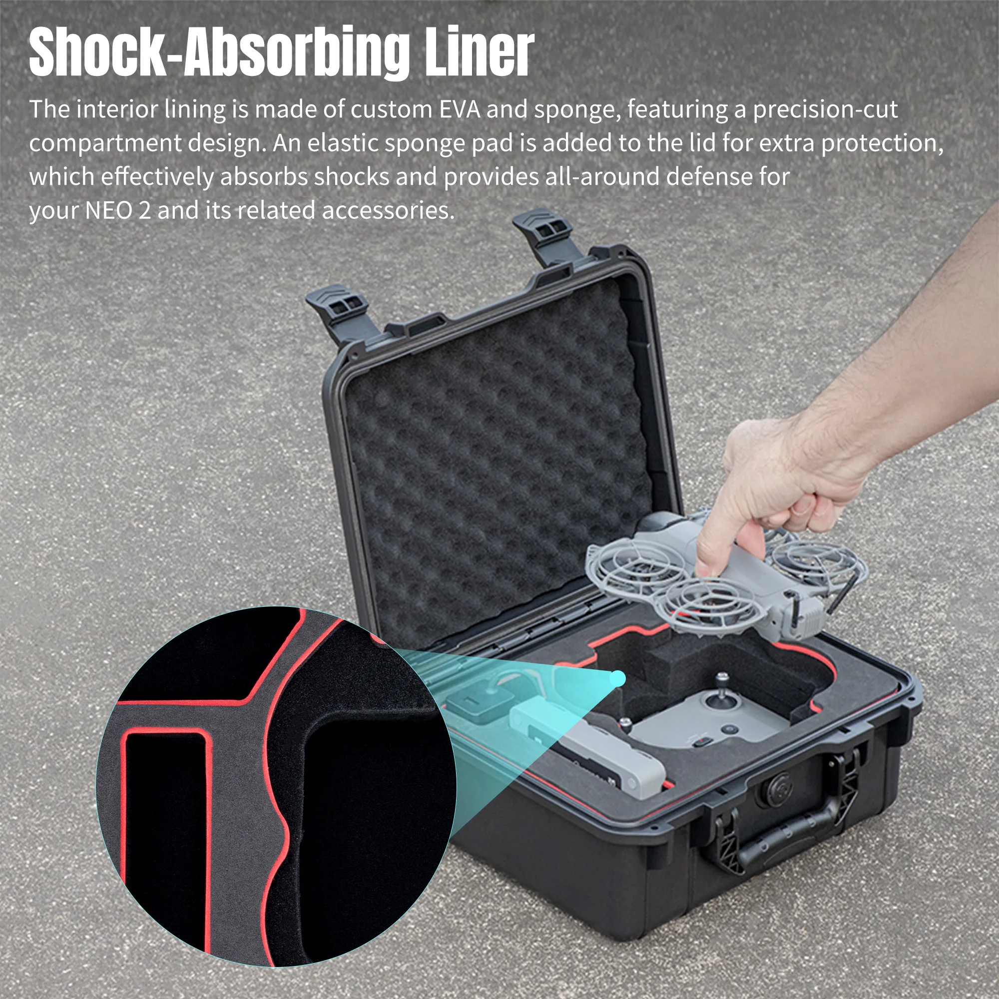DJI Neo 2 için Taşınabilir Sak - Drone Hard Shell Case incelemesi ve fiyatı