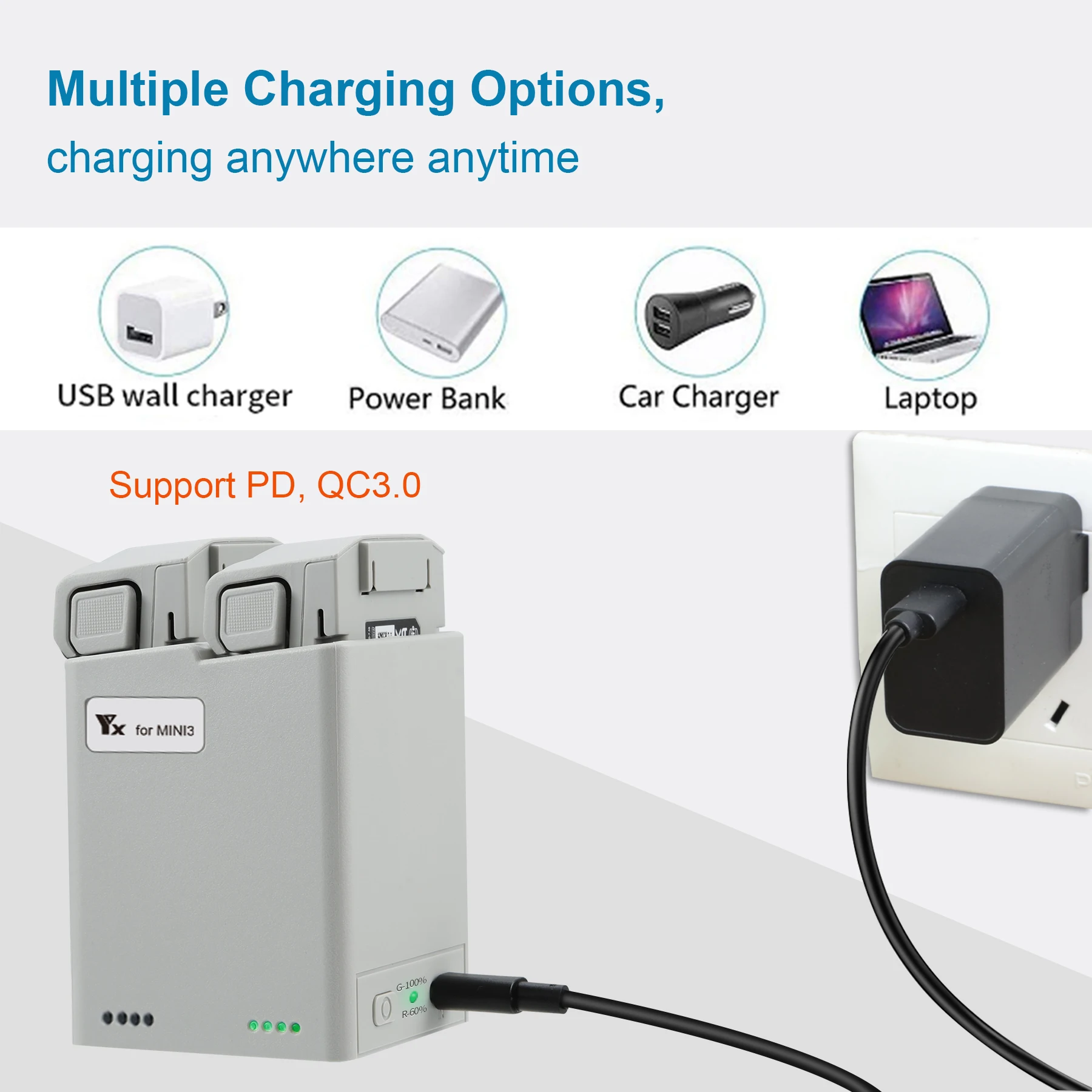 DJI Mini 4 Pro Drone pili şarj - Drone Charging Hub incelemesi ve fiyatı