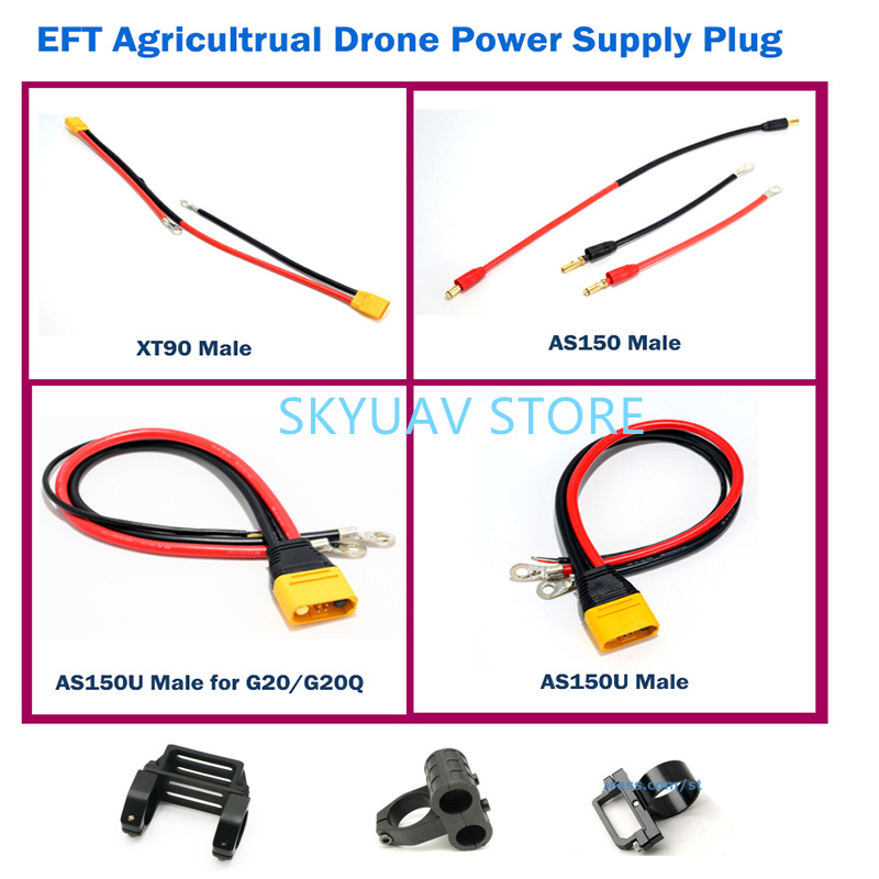 EFT güç kaynağı XT90 fiş AS150 - Drone Propeller Holder incelemesi ve fiyatı