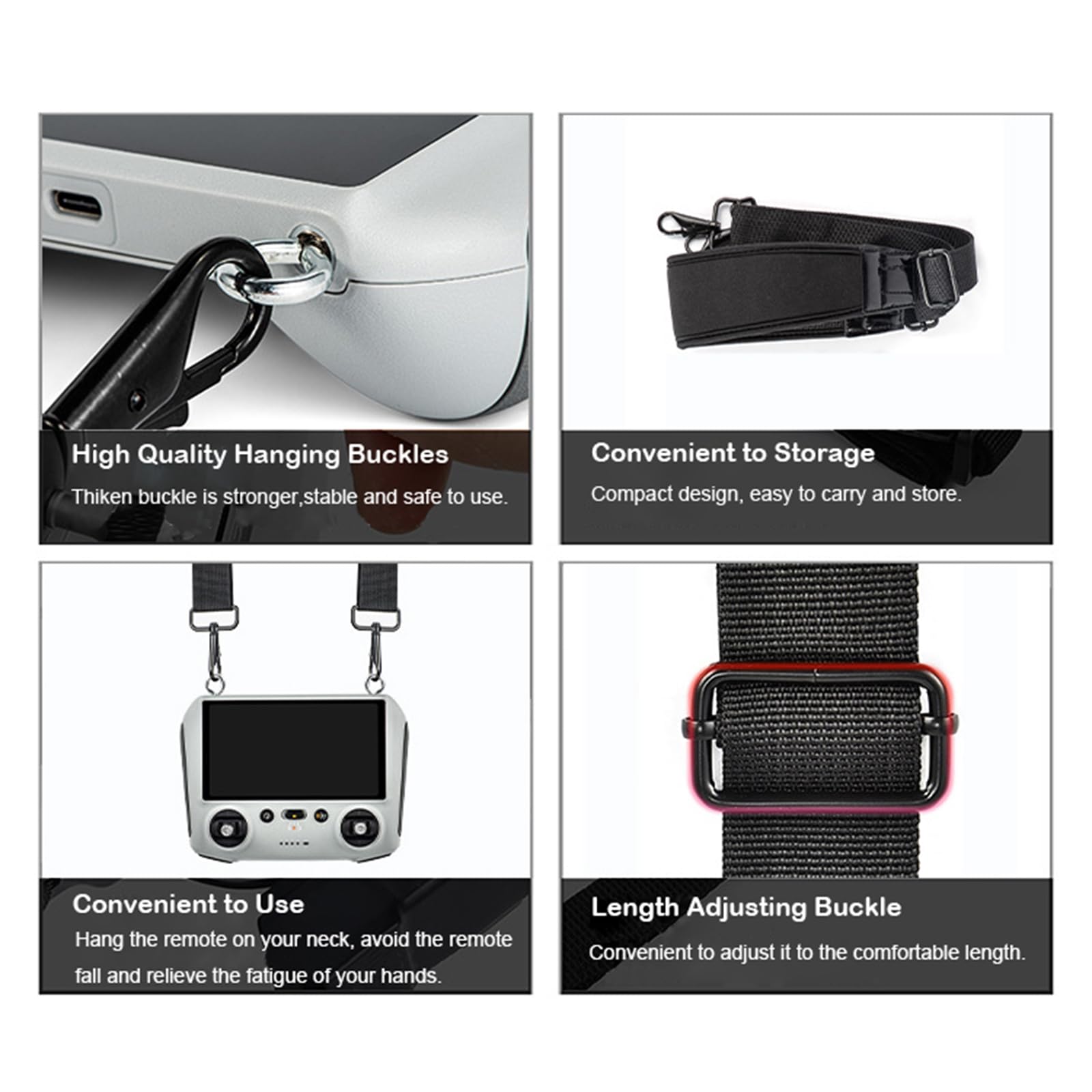 DJI RC/RC 2/RC Pro/Akıllı Dene - Drone Neck Strap incelemesi ve fiyatı