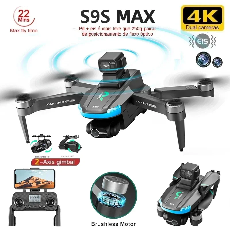 YENI S9S MAX MINI Drone 4K 2 E - Drone Controller Screen incelemesi ve fiyatı