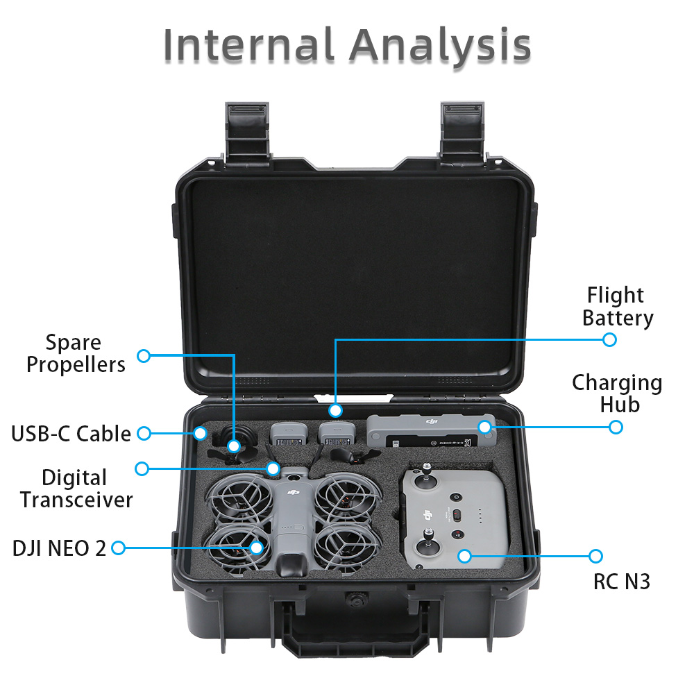 DJI NEO 2 Kılıf Çantası Patlam - Drone Hard Shell Case incelemesi ve fiyatı