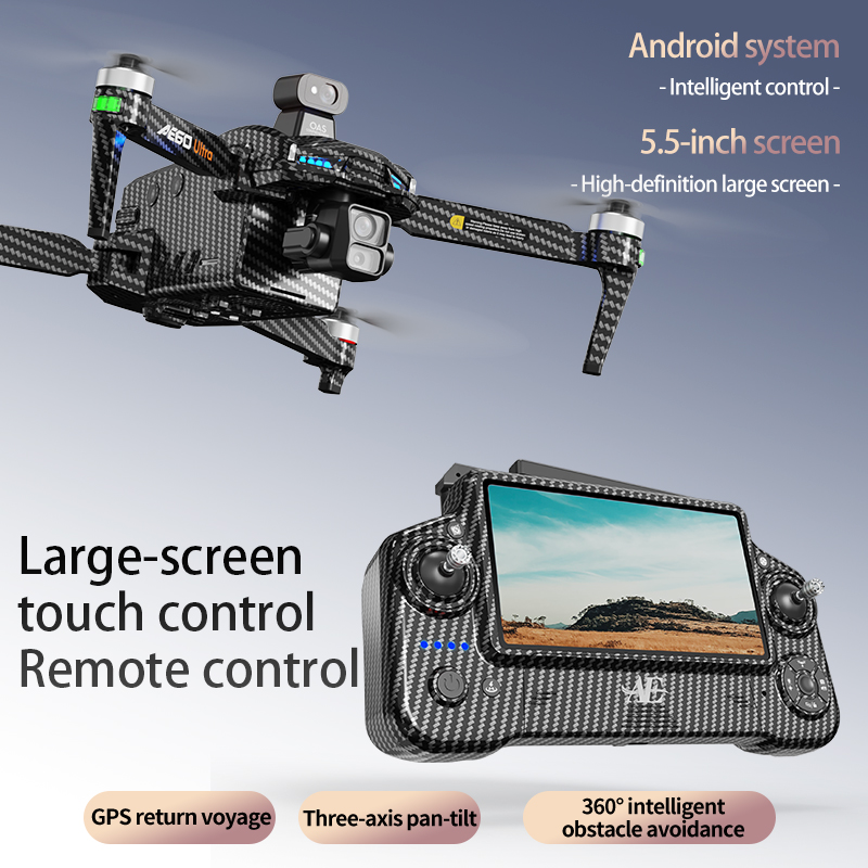 AE60 GPS Drone Profesyonel 8K  - Drone Controller Screen incelemesi ve fiyatı