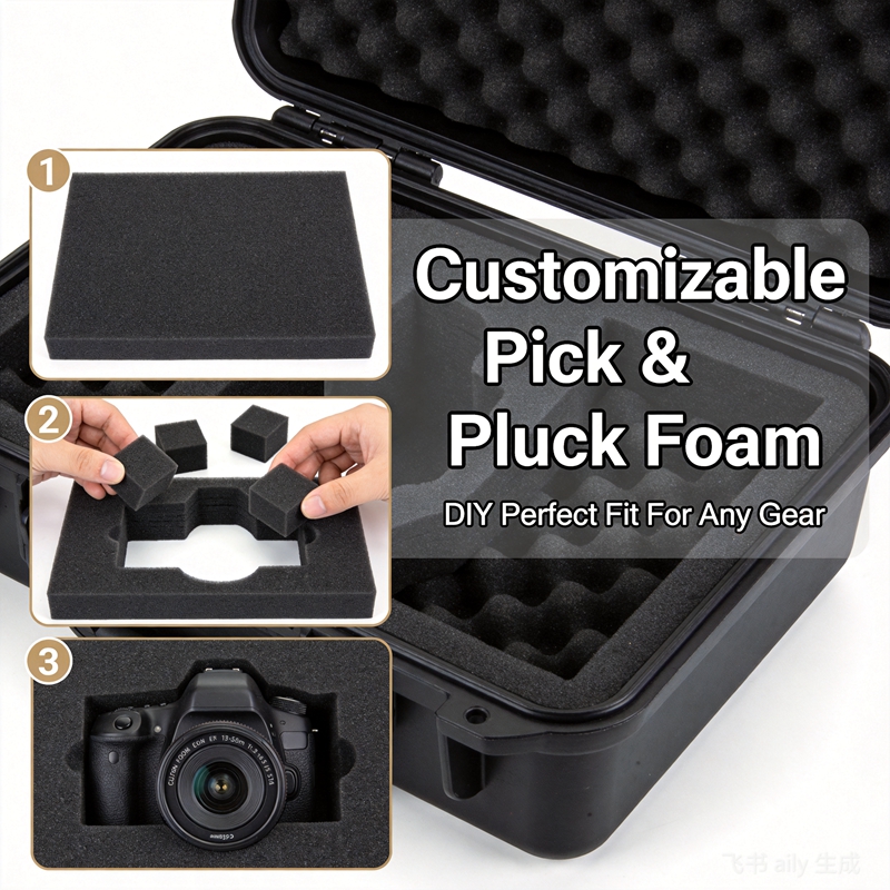 Önceden Kesilmiş Süngerli Foto - Drone Hard Shell Case incelemesi ve fiyatı
